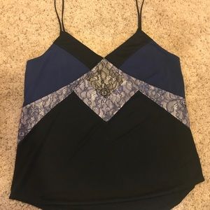 Express Black & Blue Cami - Large
